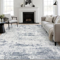9x12 Area Rug Living Room (Blue Grey / 9' x 12' (Rectangular))