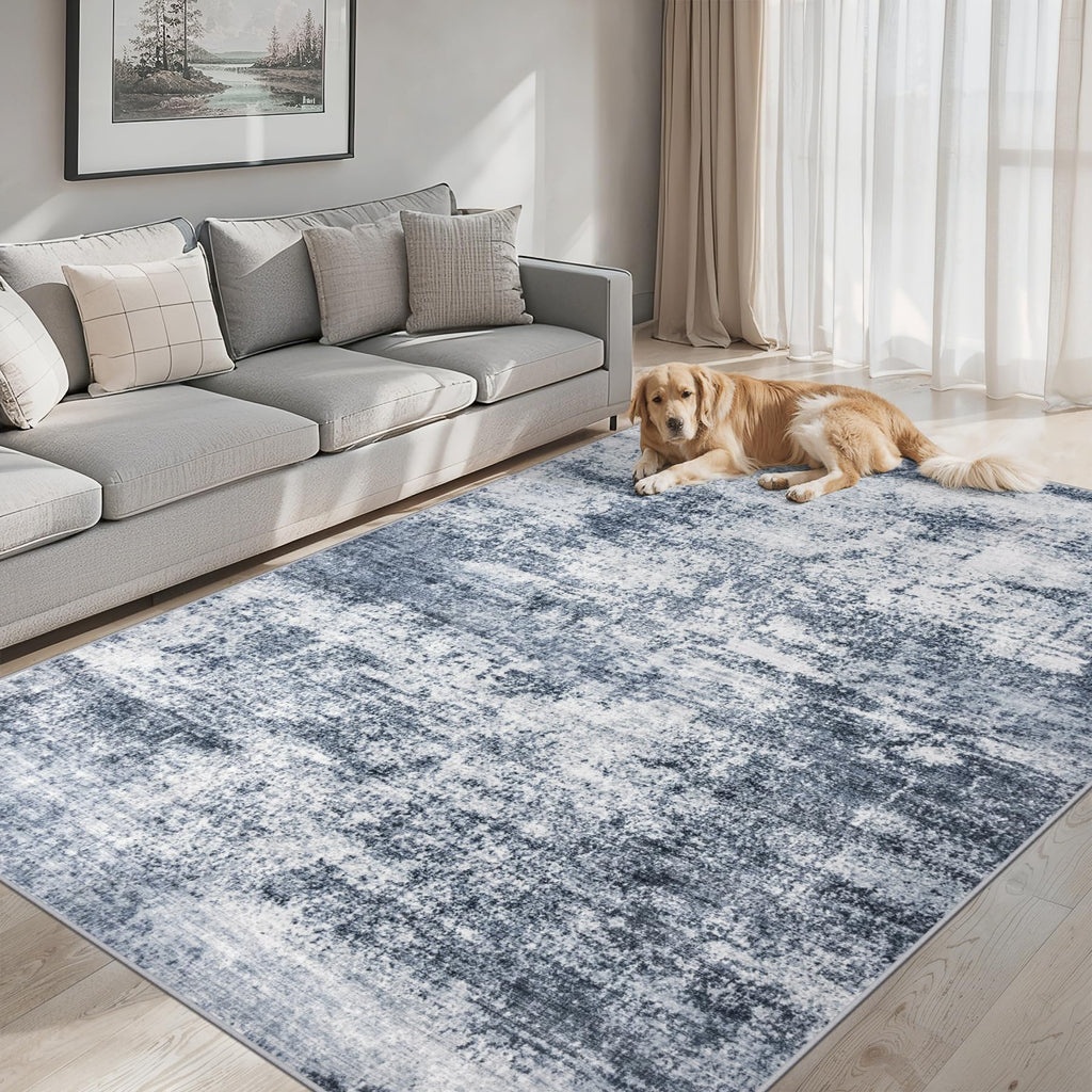 9x12 Area Rug Living Room (Grey Blue / 9' x 12' (Rectangular))