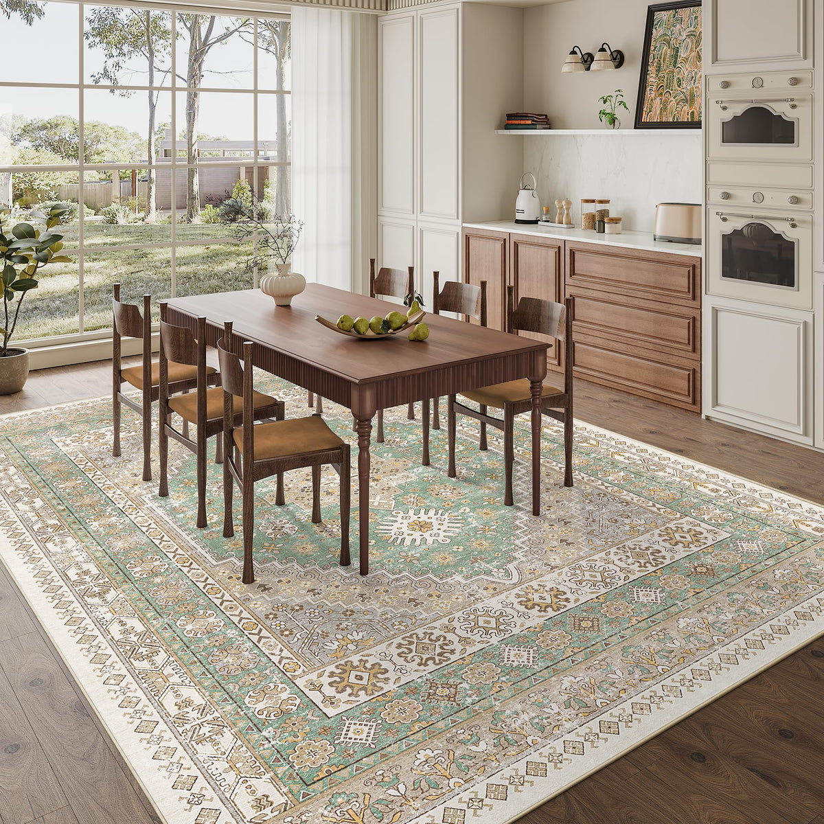 9x12 Area Rugs for Living Room (Green/Brown / 9' x 12' (Rectangular))