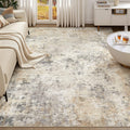 8x10 Area Rug Living Room Rugs (Golden Grey / 8' x 10' (Rectangular))