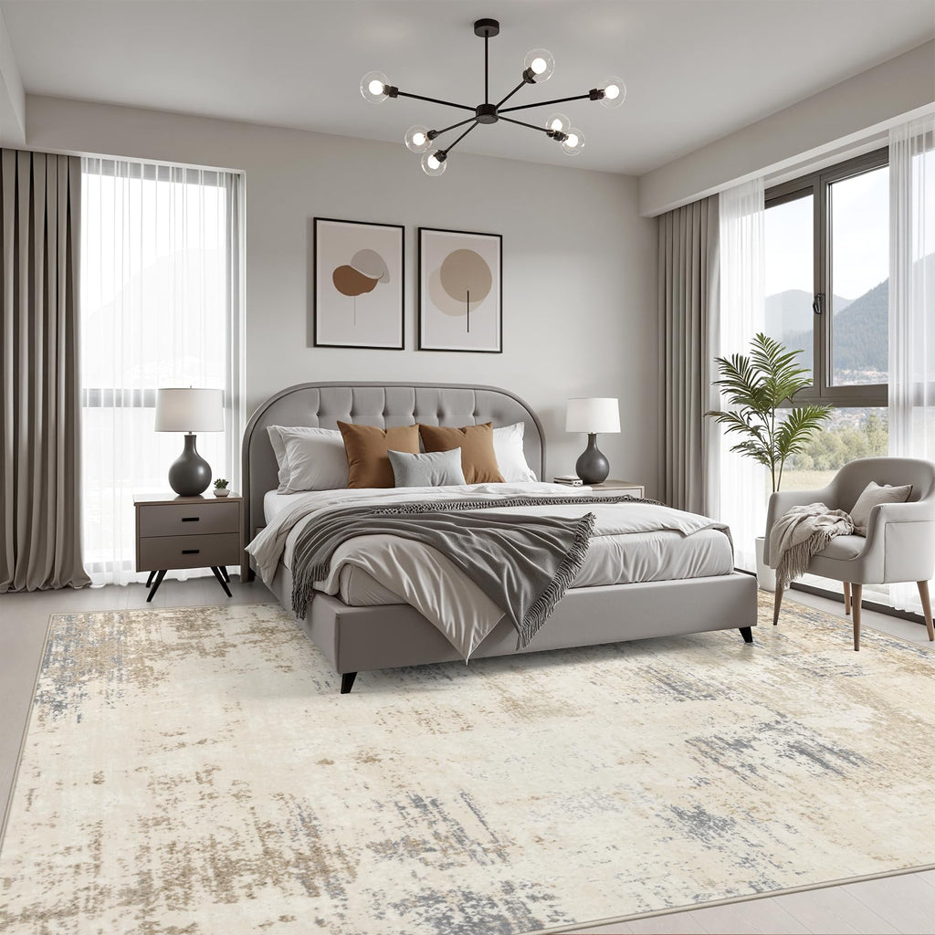 10x12 Area Rug Living Room (Beige Brown / 10' x 12' (Rectangular))