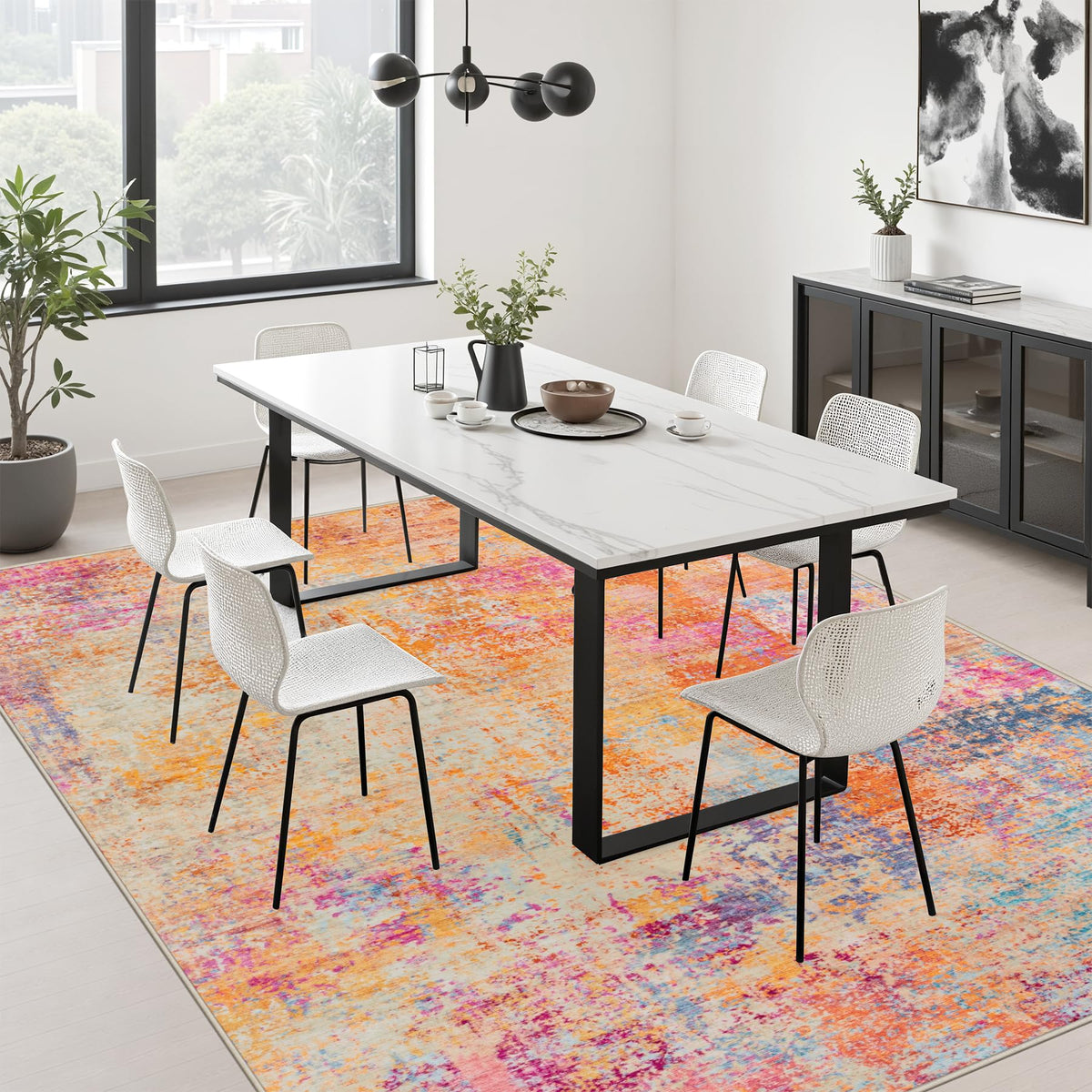 8x10 Area Rug Living Room (Galaxy Haze / 8' x 10' (Rectangular))