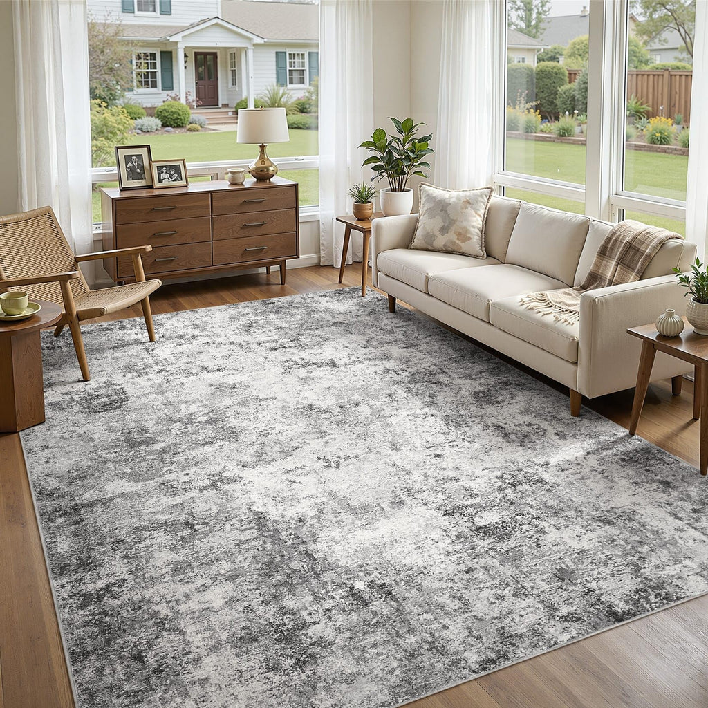 9x12 Area Rug Living Room Rugs (Grey / 9' x 12' (Rectangular))
