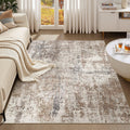 5x8 Area Rug Living Room Rugs (Brown/Grey/Red / 5' x 8' (Rectangular))