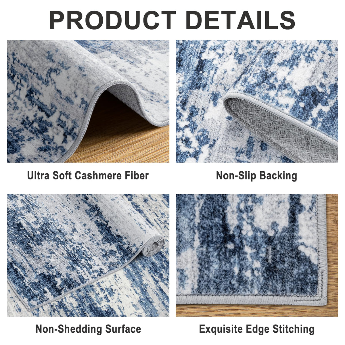10x12 Area Rug Living Room (New-blue Grey / 10' x 12' (Rectangular))