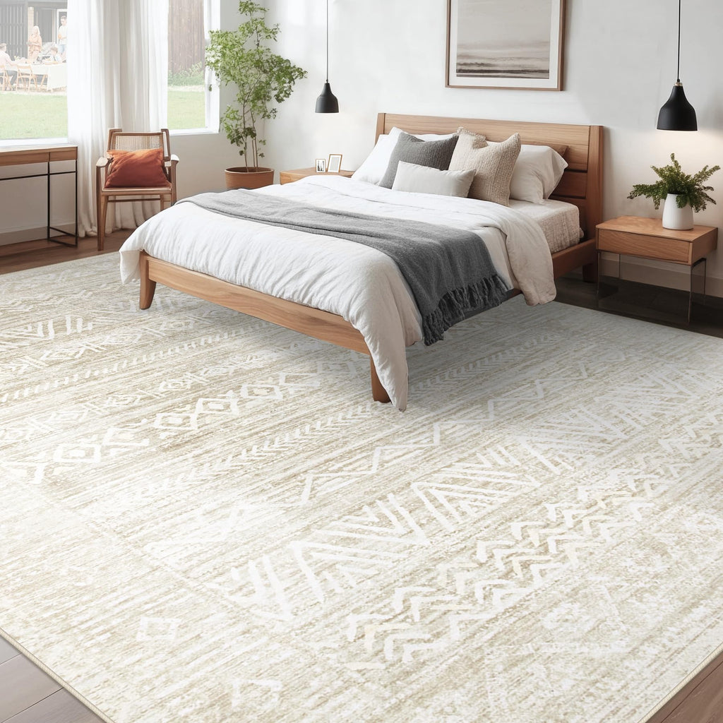 Living Room Rugs 9x12 (Ivory Beige / 9' x 12' (Rectangular))