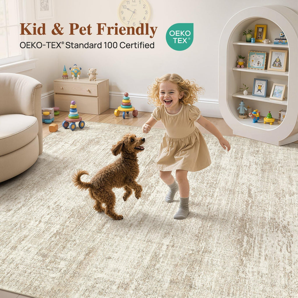 10x12 Area Rug Living Room Rugs (Beige/Brown / 10' x 12' (Rectangular))