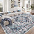 9x12 Area Rugs for Living Room (Blue / 9' x 12' (Rectangular))