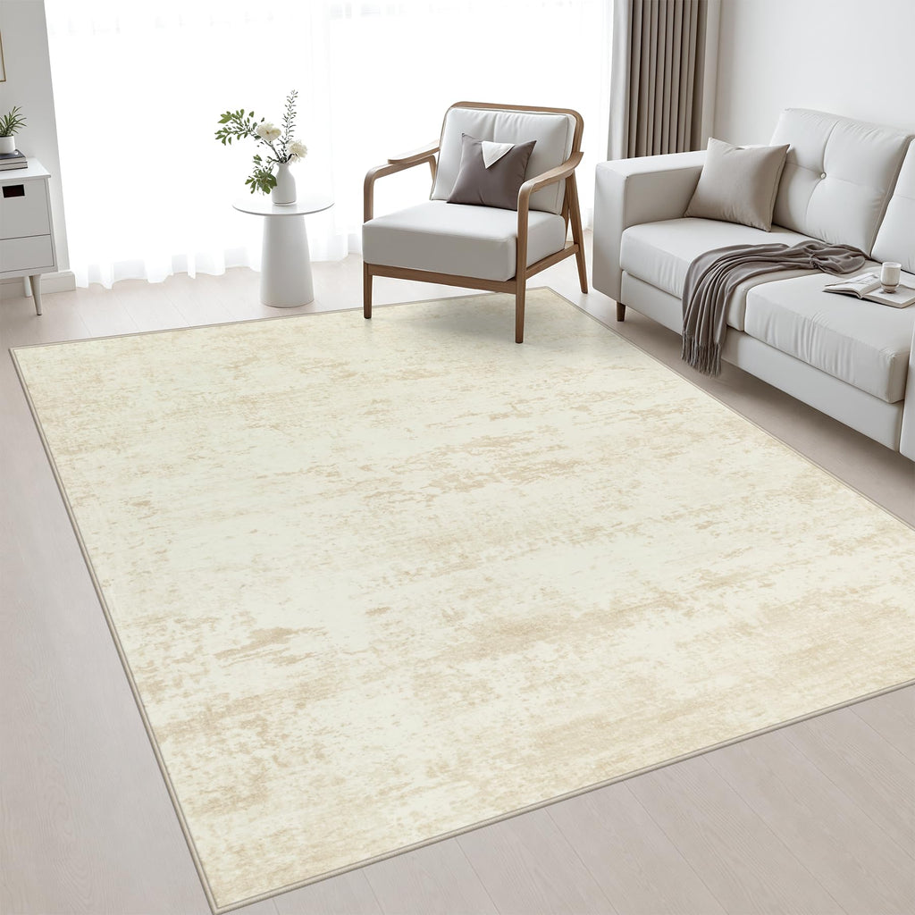 Area Rug Living Room (Beige / 4' x 6' (Rectangular))