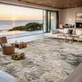 6x9 Area Rug Living Room (Brown Black Grey / 6' x 9' (Rectangular))