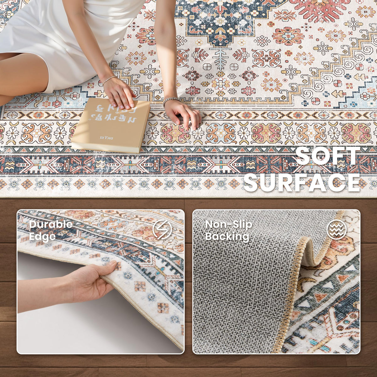 10x14 Area Rugs for Living Room (Multi Color / 10' x 14' (Rectangular))