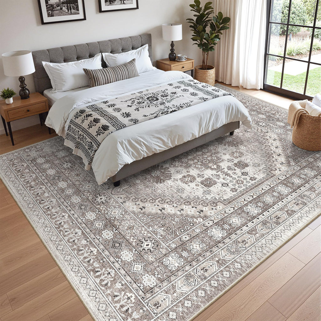 8x12 Area Rugs for Living Room (Brown/Beige / 8' x 12' (Rectangular))