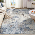 9x12 Area Rug Living Room Rugs (Denim Blue / 9' x 12' (Rectangular))