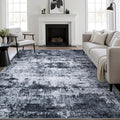 9x12 Area Rug Living Room (Black / 9' x 12' (Rectangular))