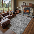 8x10 Area Rug Living Room Rugs (Dark Gray / 8' x 10' (Rectangular))