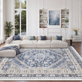 8x12 Area Rugs for Living Room (Blue/Beige / 8' x 12' (Rectangular))