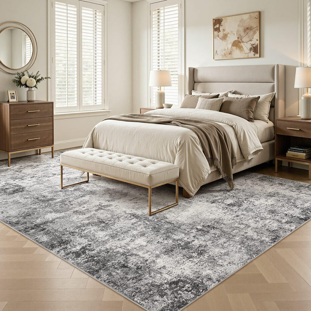 10x12 Area Rug Living Room Rugs (Grey / 10' x 12' (Rectangular))