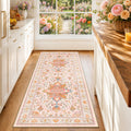 Washable Area Rug (Pink/Light Pink/Colorful / 2' x 6' (Rectangular))