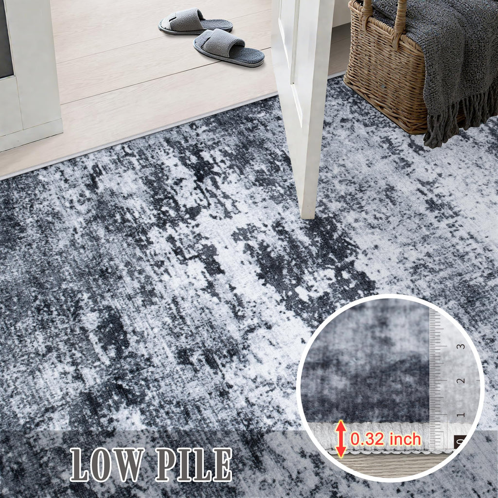 9x12 Area Rug Living Room (Black / 9' x 12' (Rectangular))