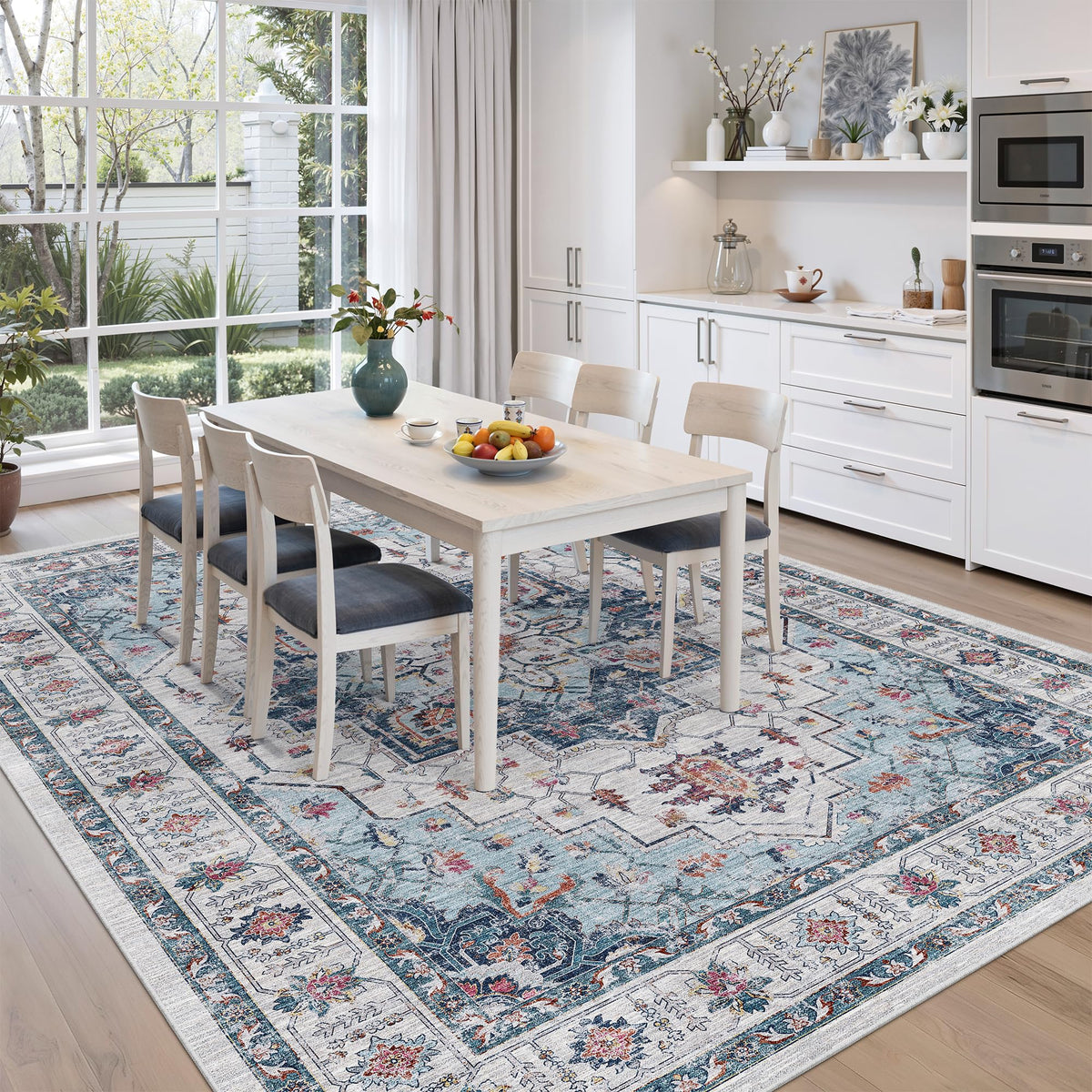 9x12 Area Rugs for Living Room (Blue / 9' x 12' (Rectangular))