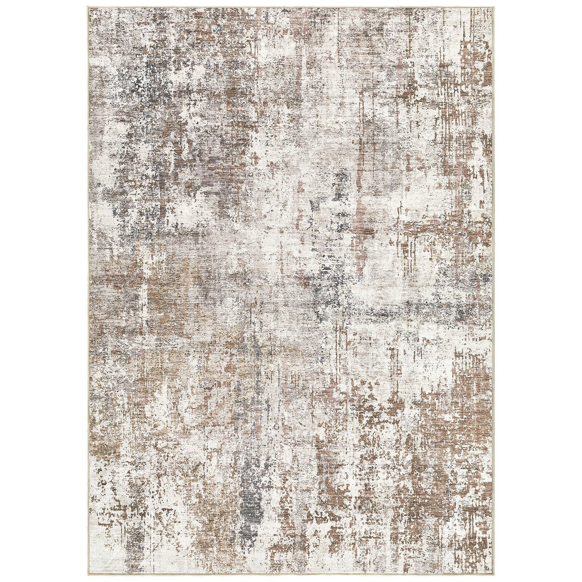 5x8 Area Rug Living Room Rugs (Brown/Grey/Red / 5' x 8' (Rectangular))