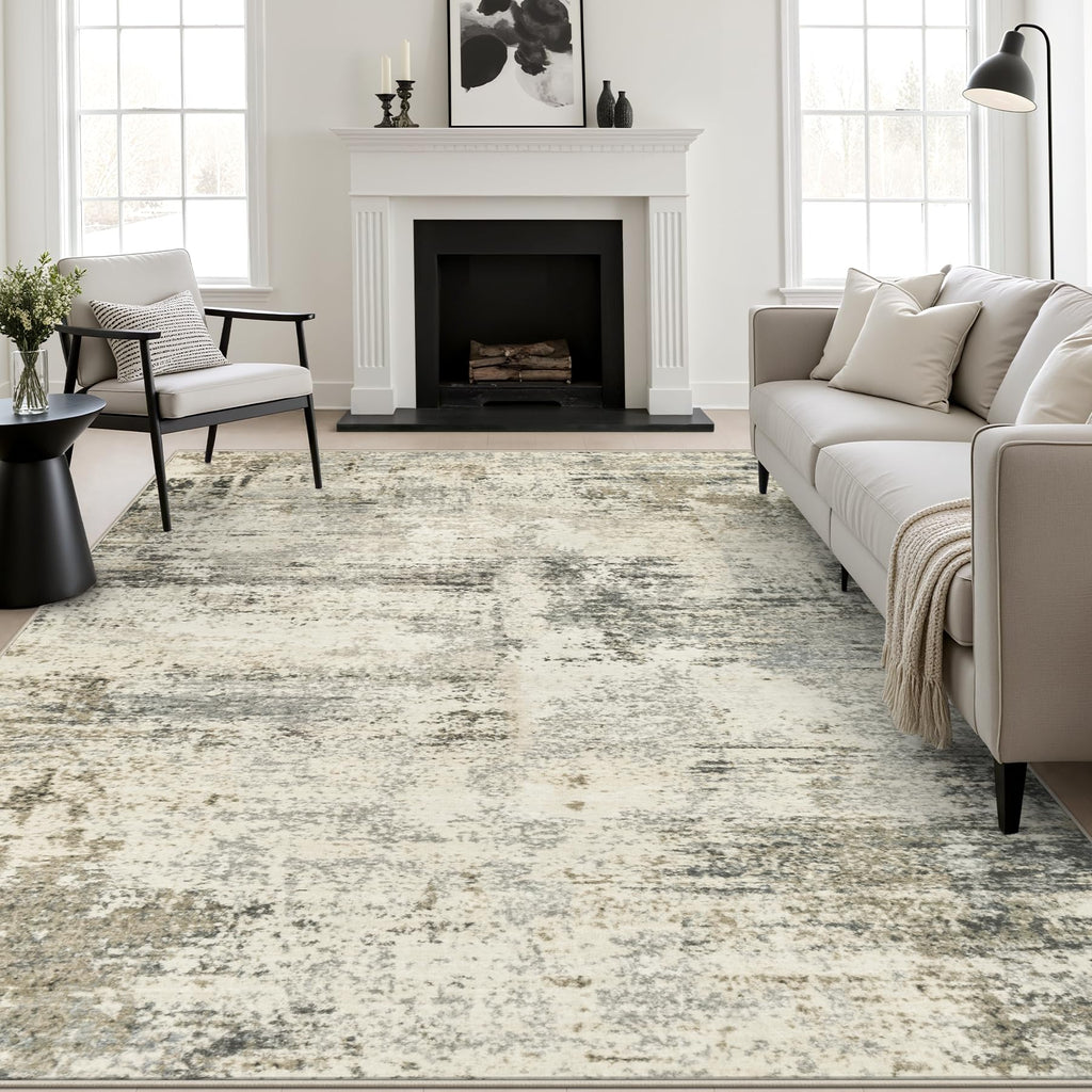 6x9 Area Rug Living Room (Ash Brown / 6' x 9' (Rectangular))