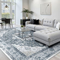 Washable Area Rug (Grey/White/Beige / 8' x 10' (Rectangular))