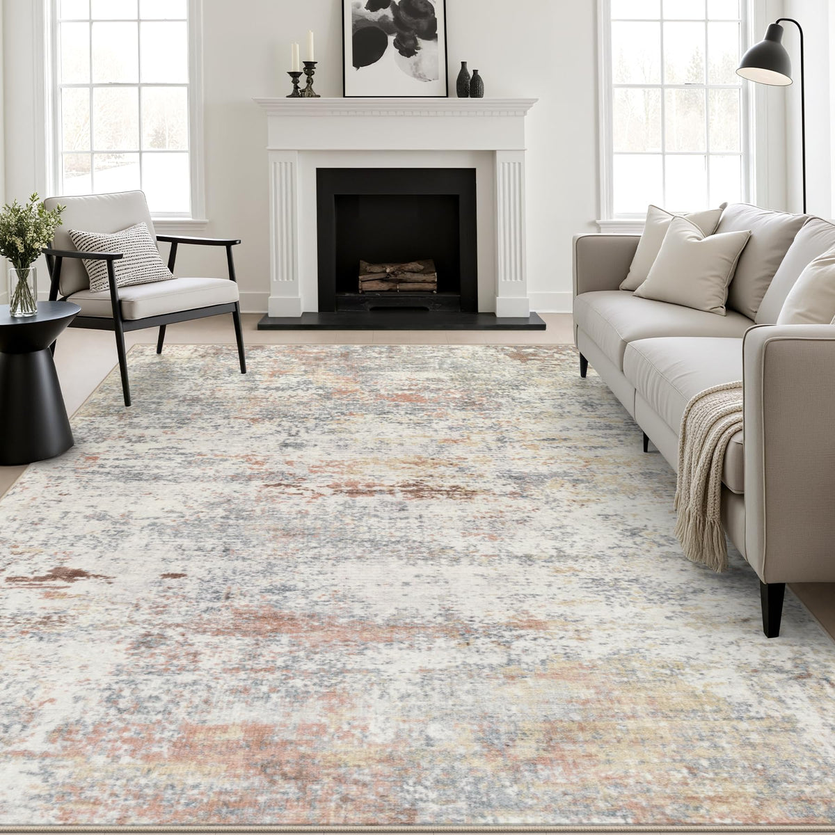 9x12 Area Rug Living Room (Taupe / 9' x 12' (Rectangular))