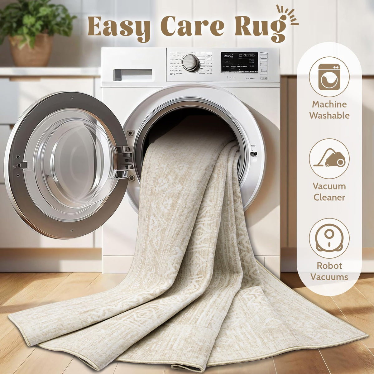 Living Room Rugs 9x12 (Ivory Beige / 9' x 12' (Rectangular))